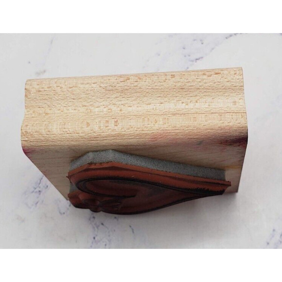 Stampin Up Spring Floral Love Heart Wood Mounted Rubber Stamp - Picture 5 of 7